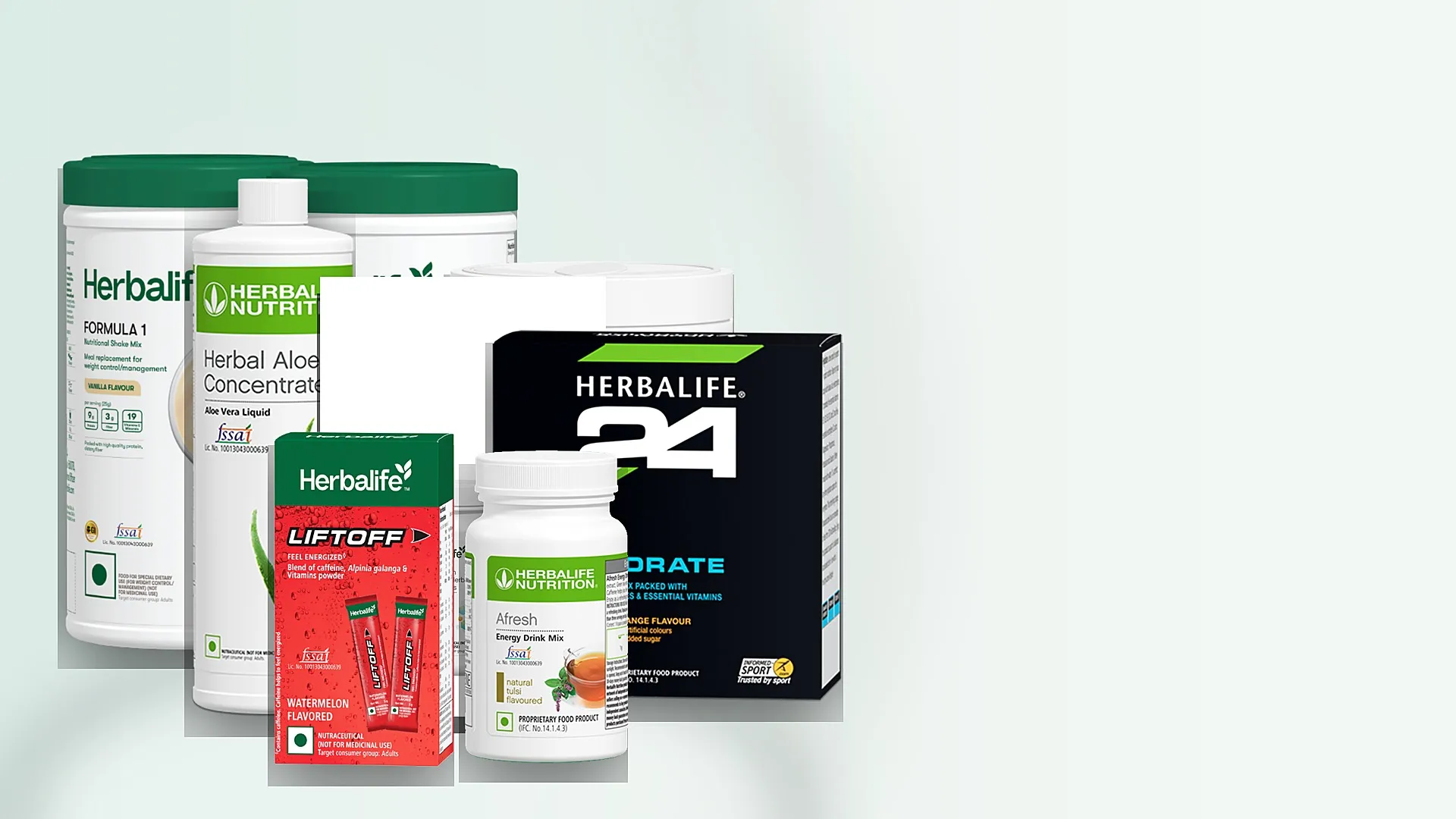 Curated Herbalife Nutrition selections from the HerbalProductKart catalogue — shakes, aloe, supplements, and active nutrition