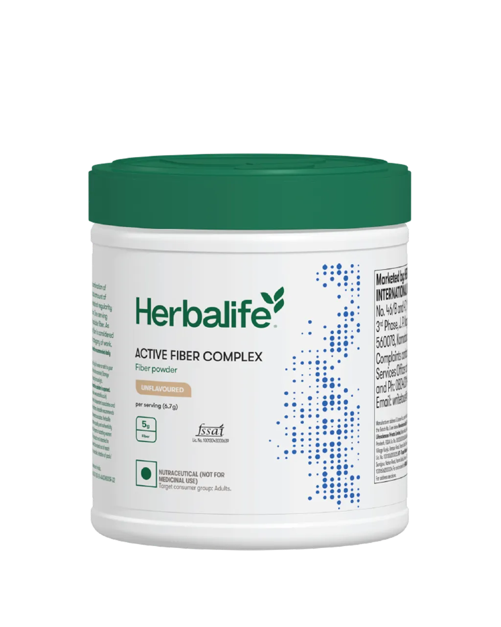 Active Fiber Complex — A blend formulated with soluble and insoluble fibres.